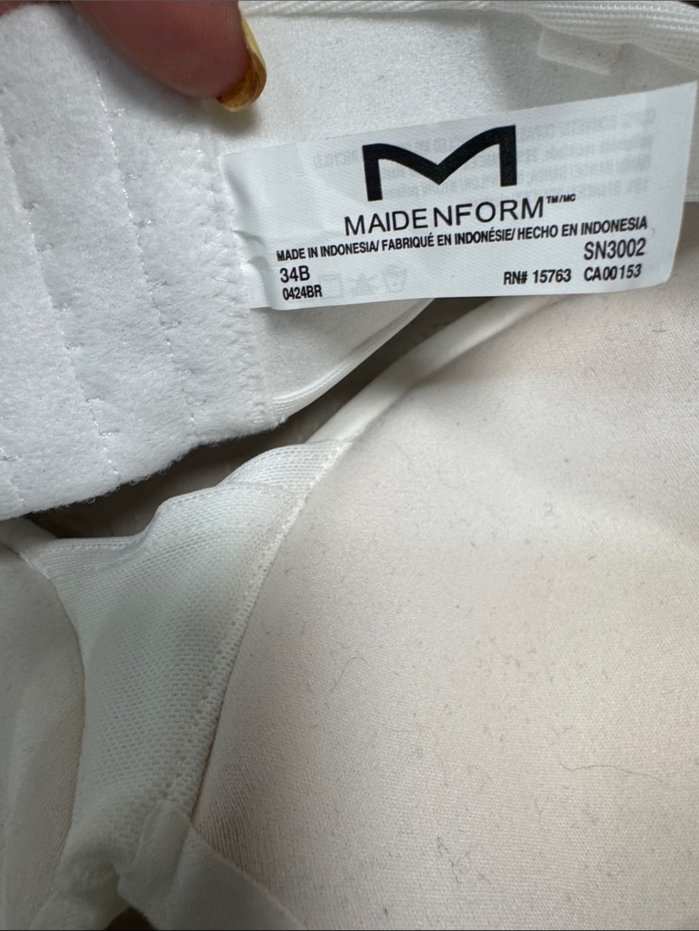 Maidenform White Strapless Push-Up Bra - Picture 3 of 8